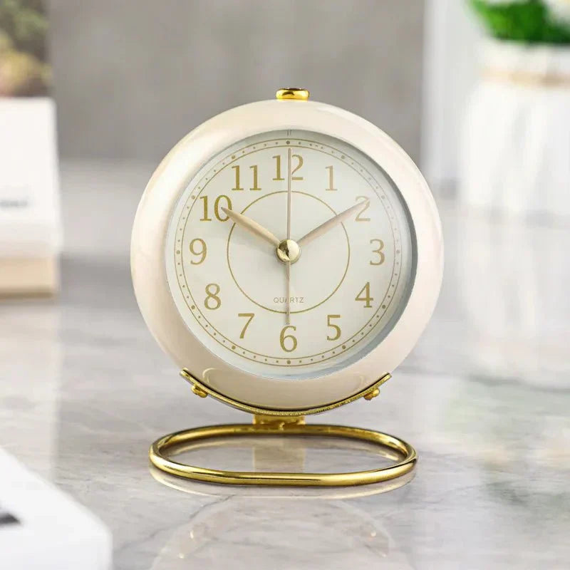 Vintage-Inspired Creative Alarm Clock with Silent Function