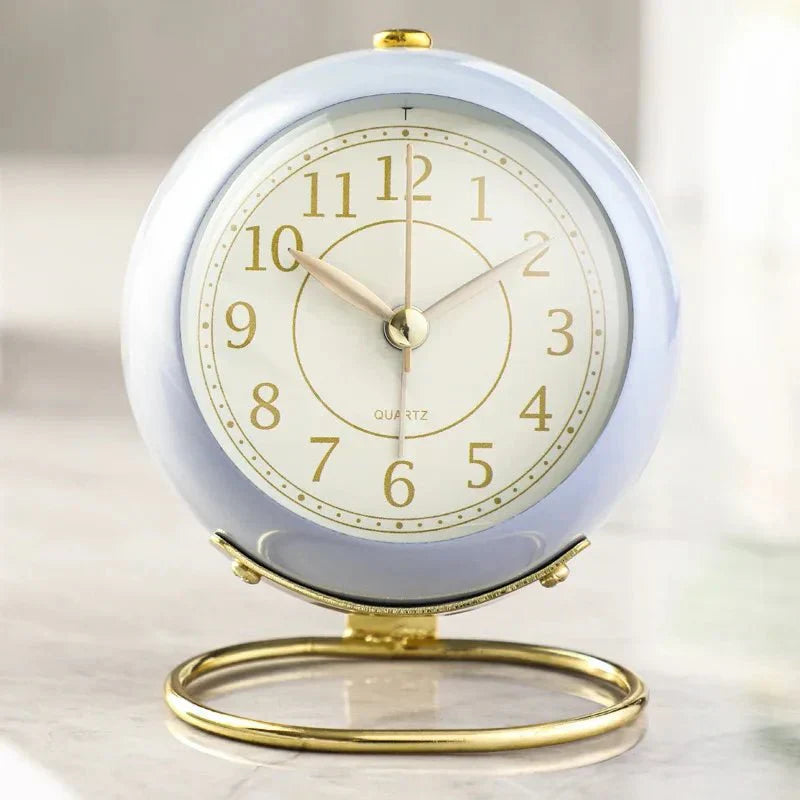 Vintage-Inspired Creative Alarm Clock with Silent Function