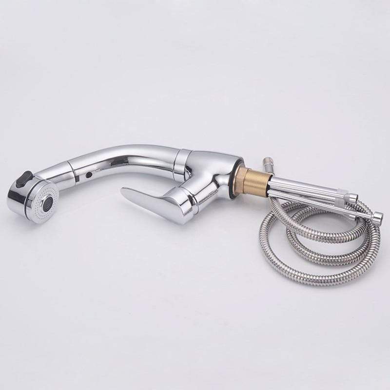 360-Degree Adjustable Pull-Out Shower Faucet