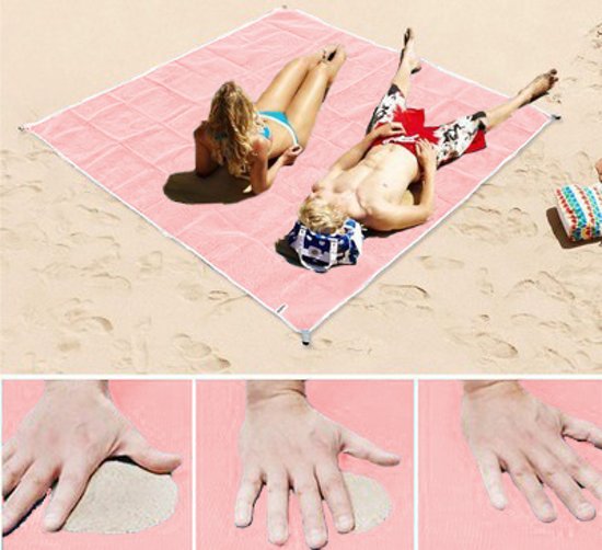 XXL Sand-Free Beach Blanket | Sand Mat | 200x200 cm